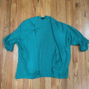 Staccato Turquoise Knit Cardigan